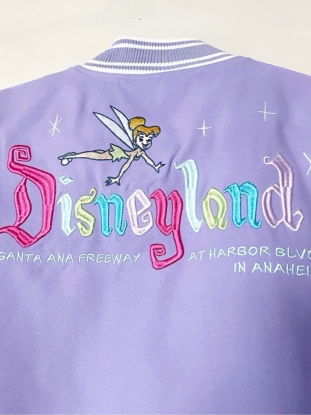 NWT Disneyland x Stoney Clover Lane Tinker Bell Varsity Jacket for Women Medium